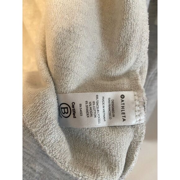 Athleta Vista Wrap Open Front Hoodie Sweatshirt Size LARGE - Picture 5 of 5